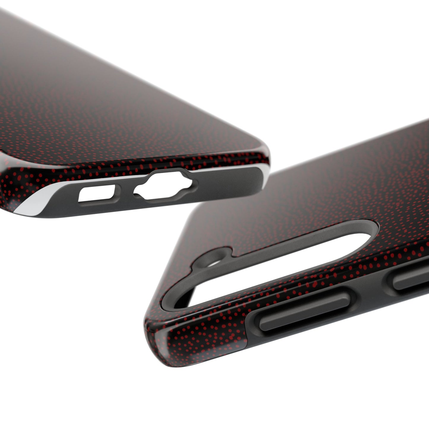 Mini Dot Black / Red Phone Case
