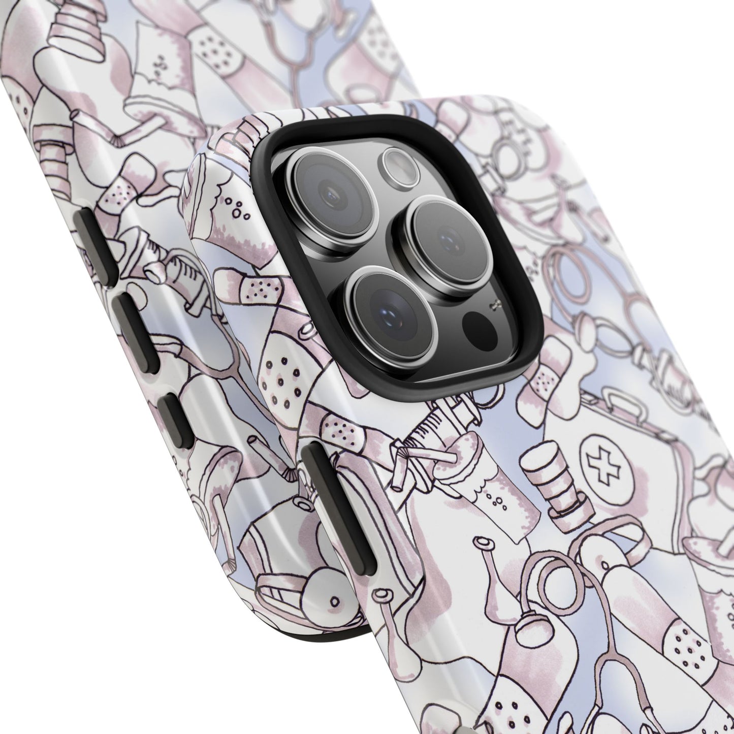 Med Stuff Blue Phone Case