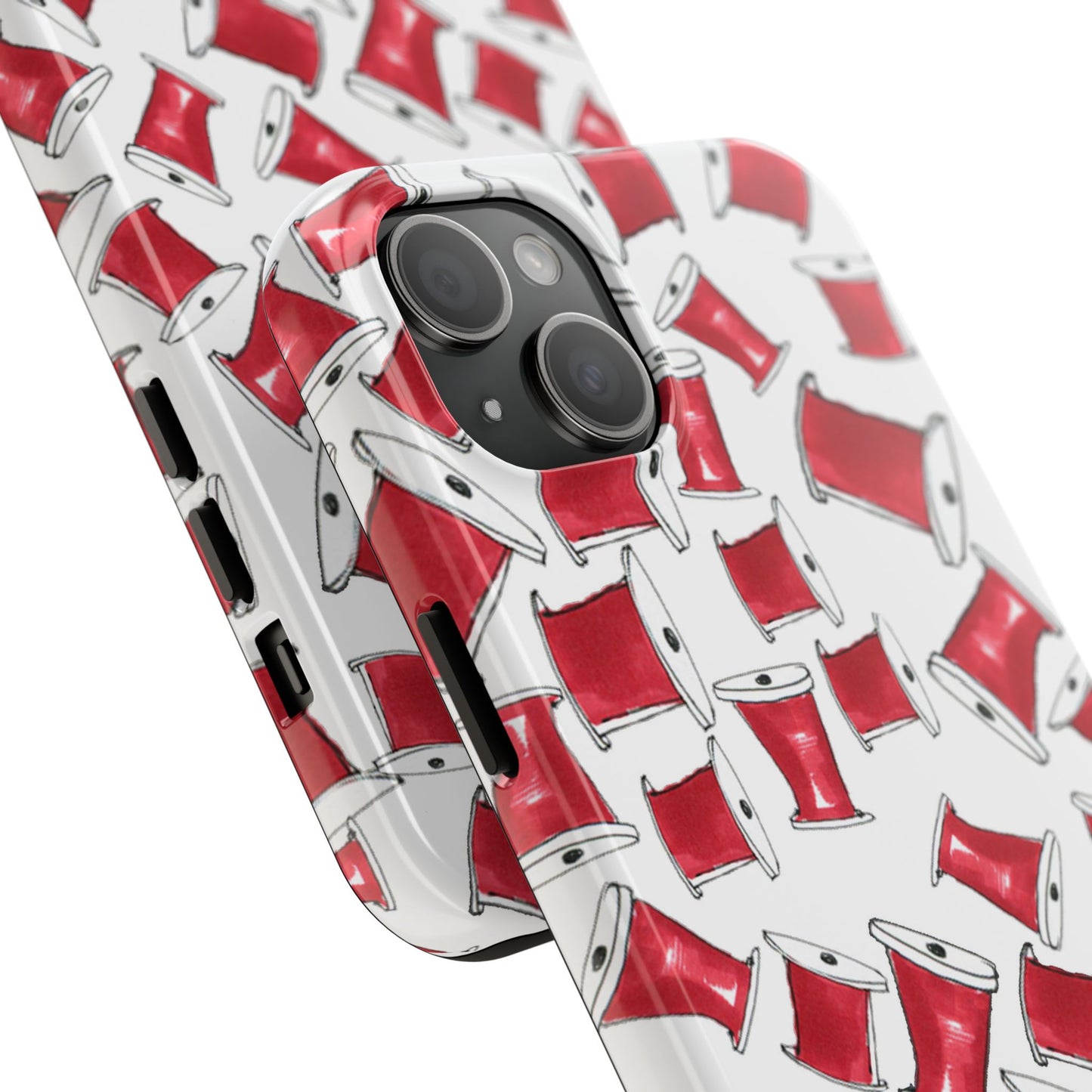 Red Thread White Phone Case