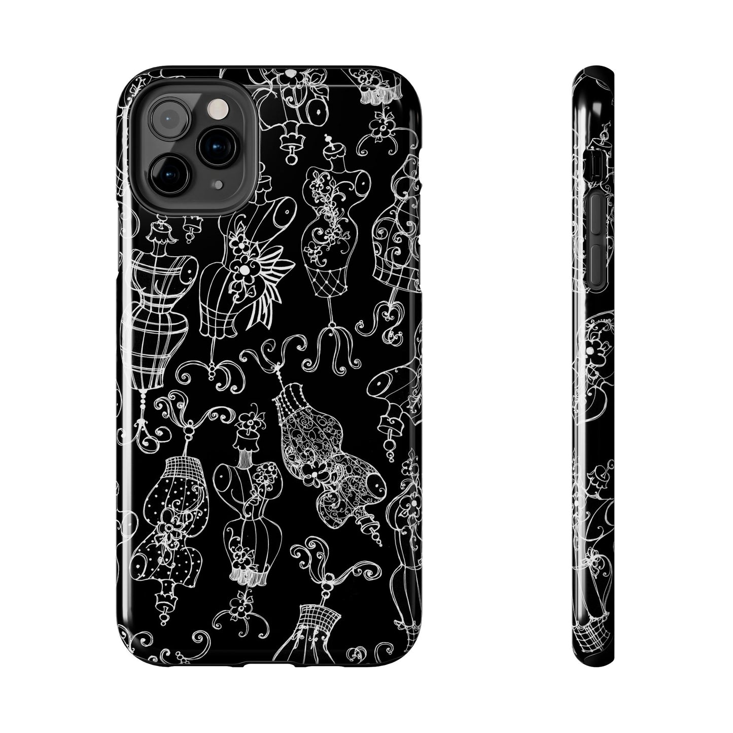 Mannequinique Black / White Phone Case