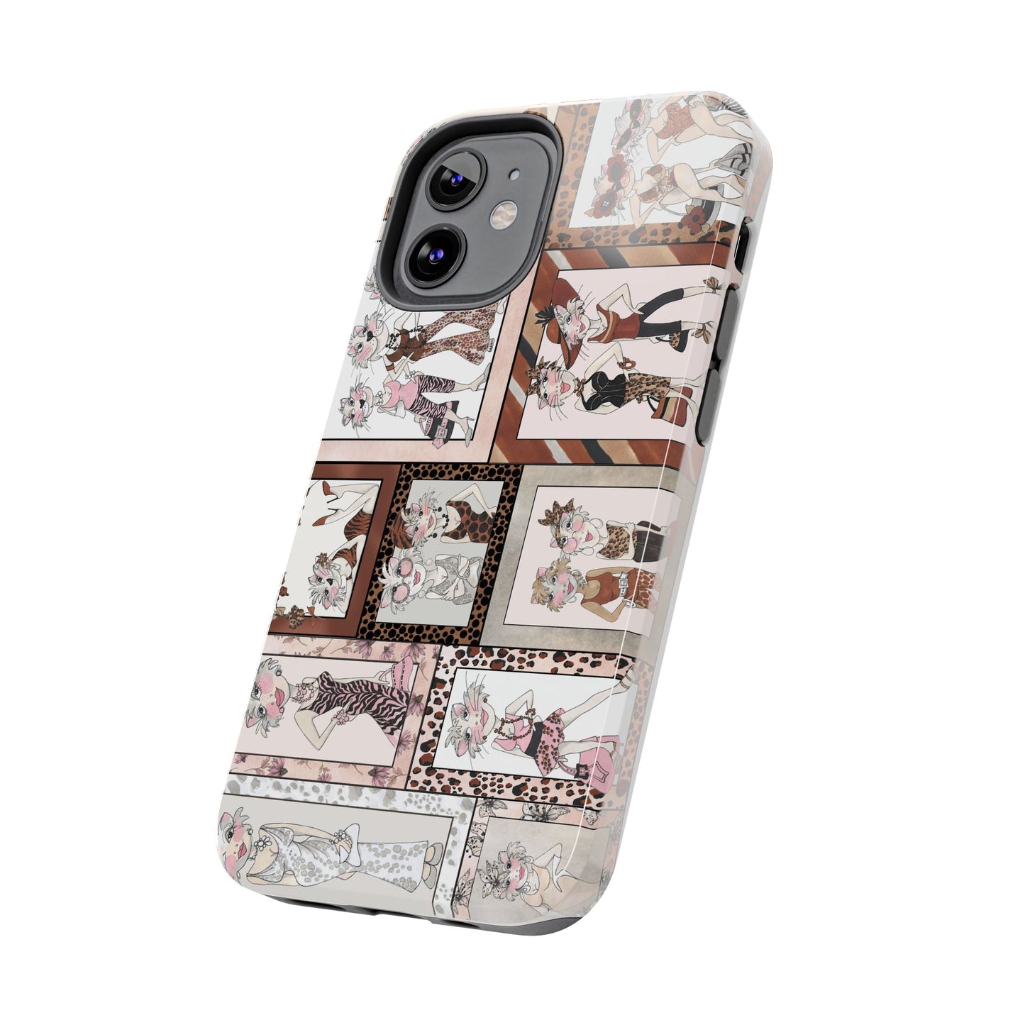 Wild Cat Woman Phone Case
