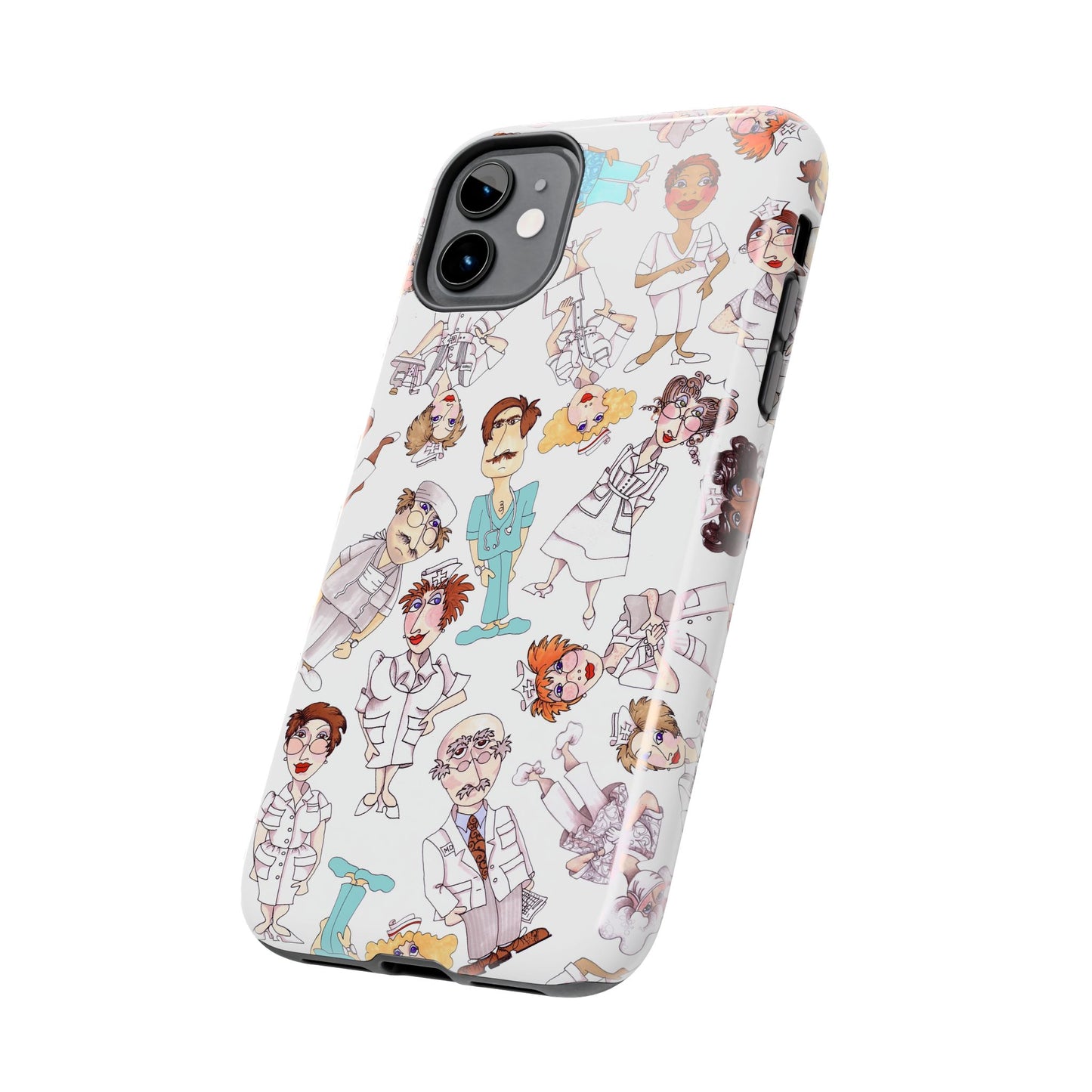 Happy Staff White Phone Case