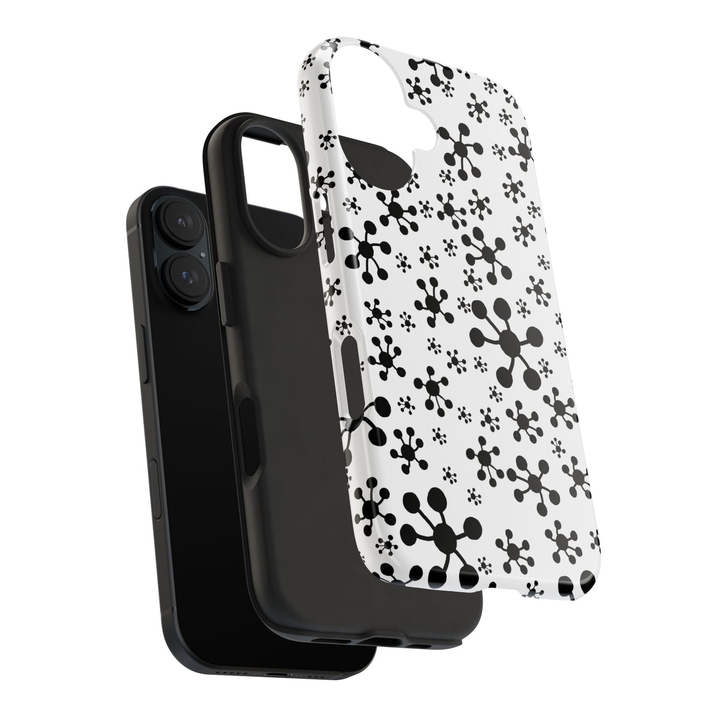 Jacks White / Black Phone Case