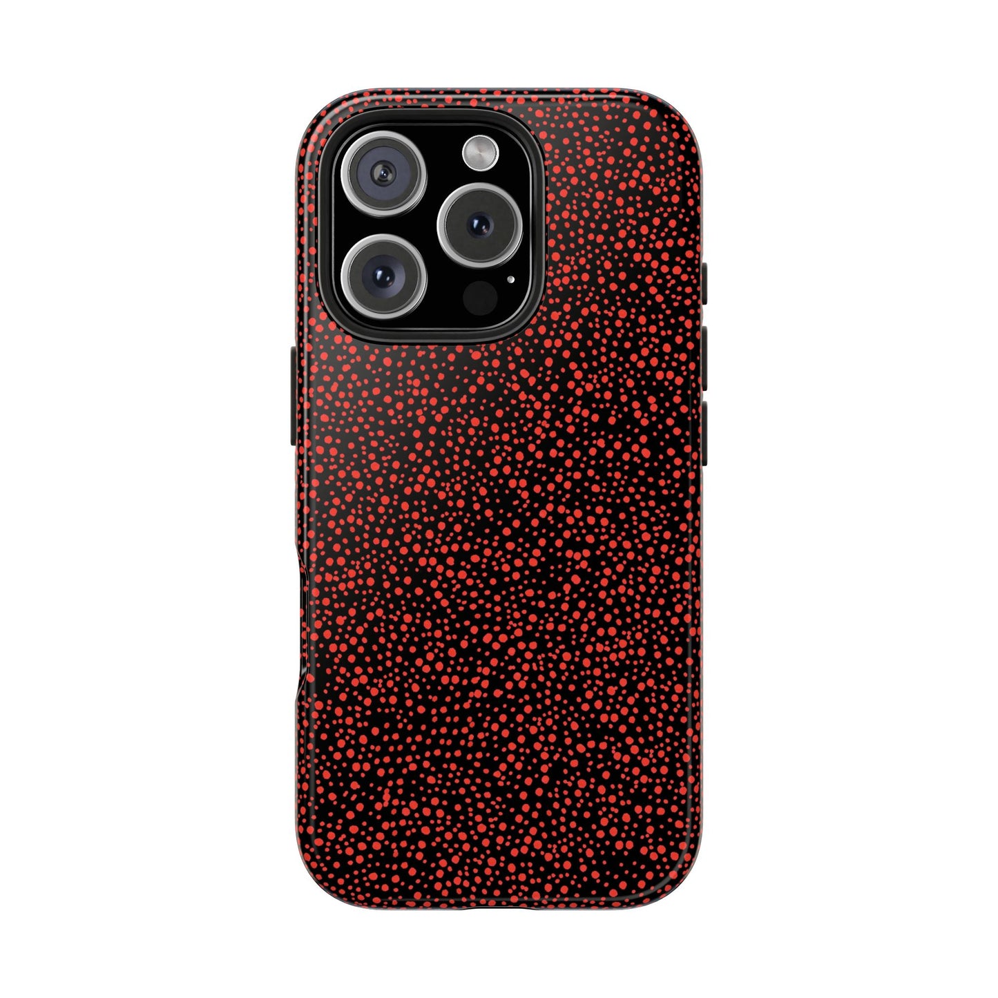 Confetti Red / Black Phone Case