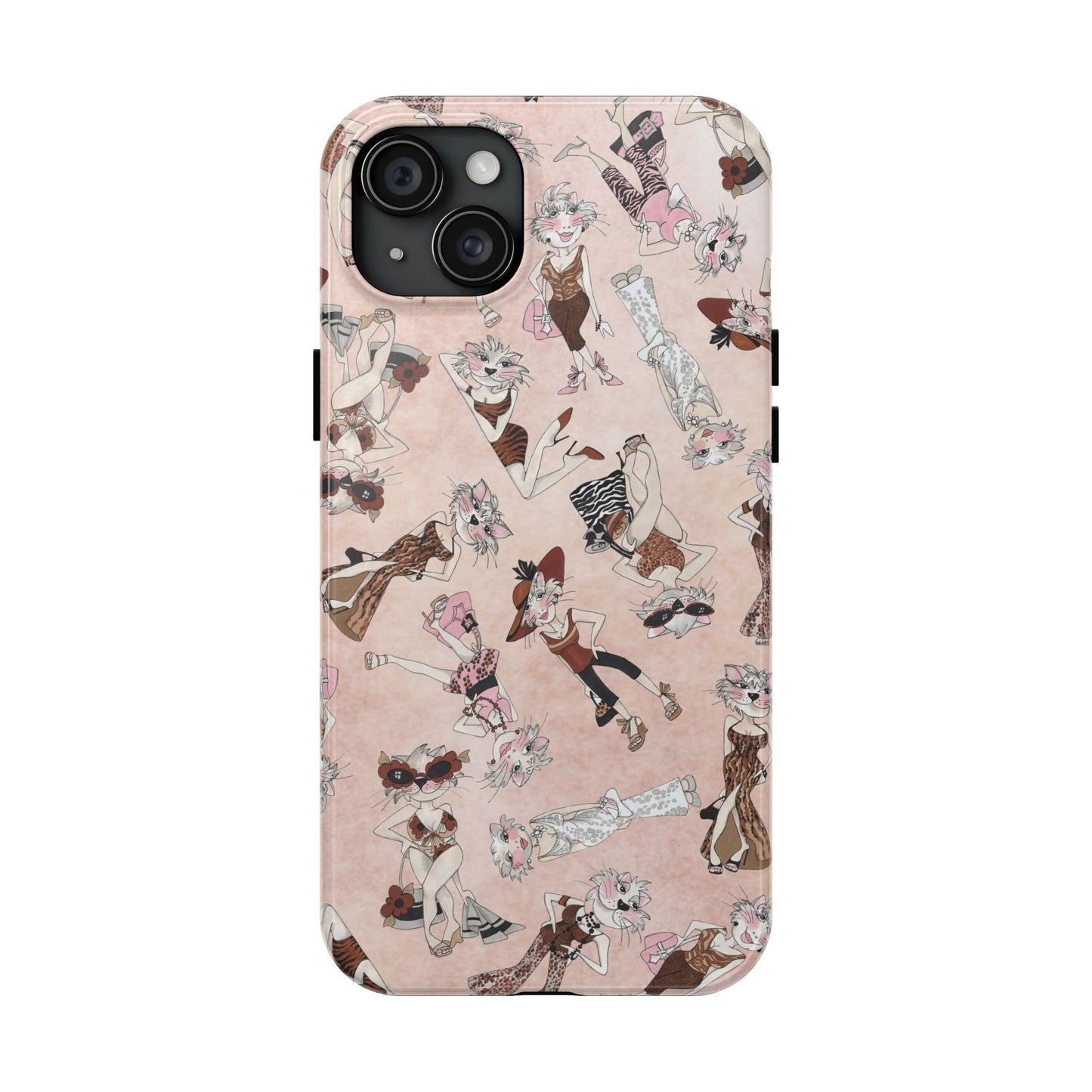 Spotted Lilies Pink Phone Case