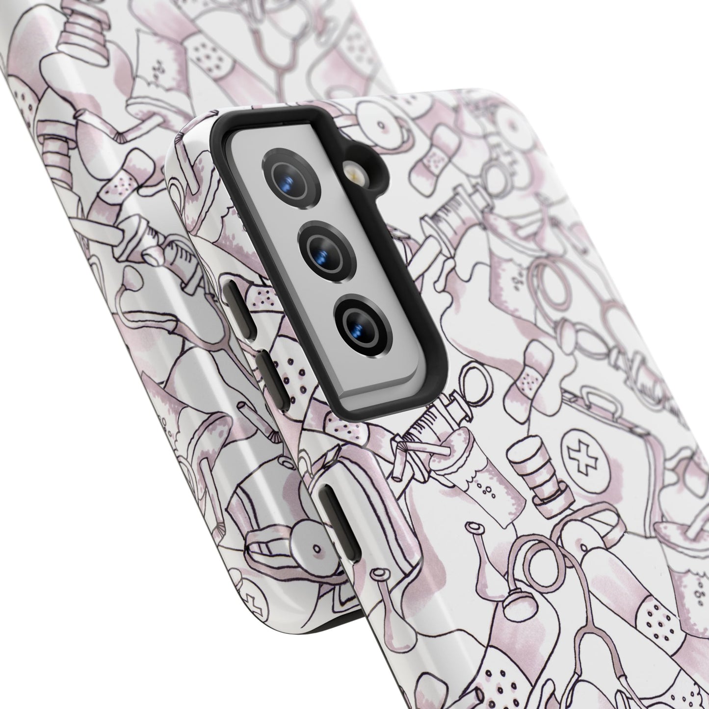 Med Stuff White Phone Case