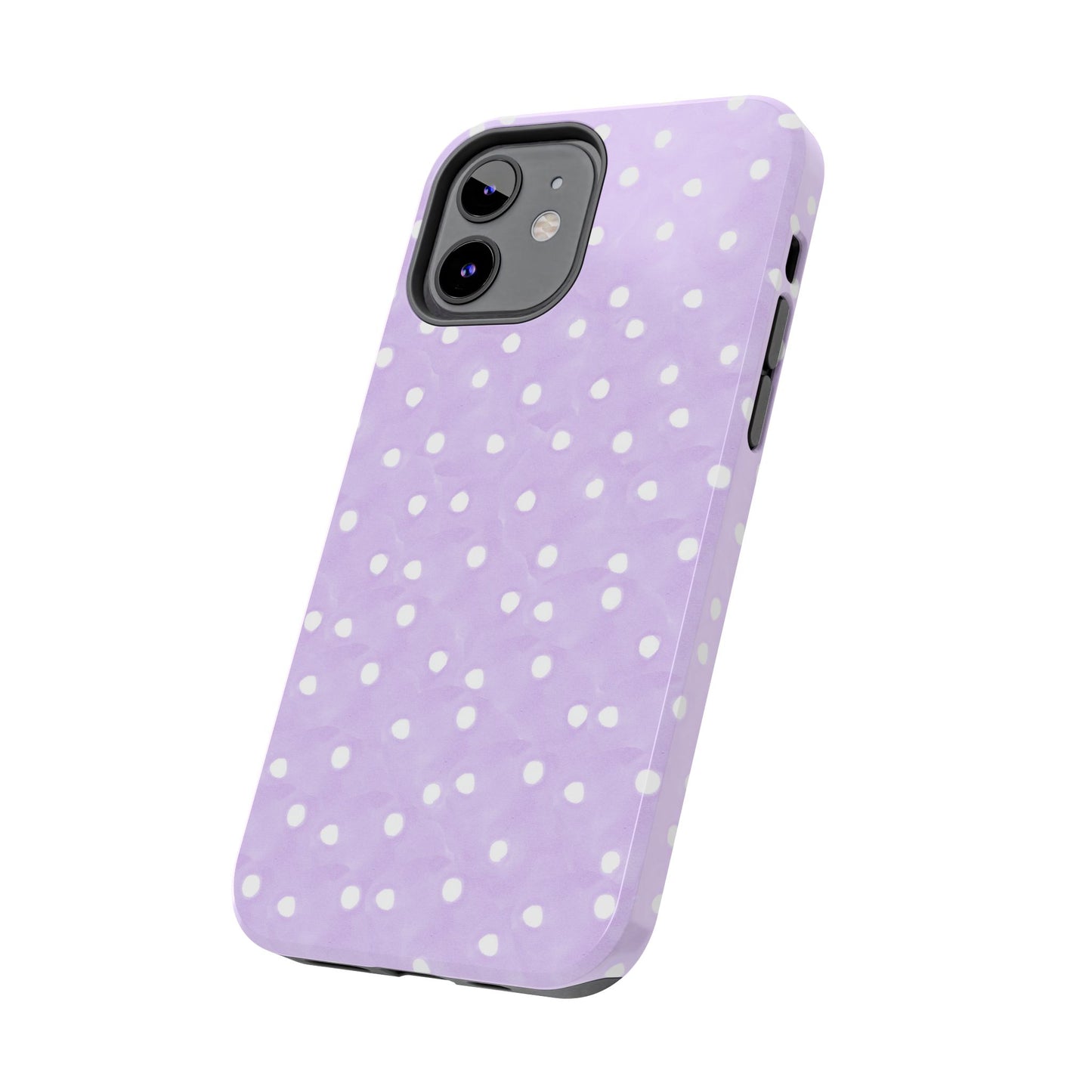 Space Dots Lilac / White Phone Case