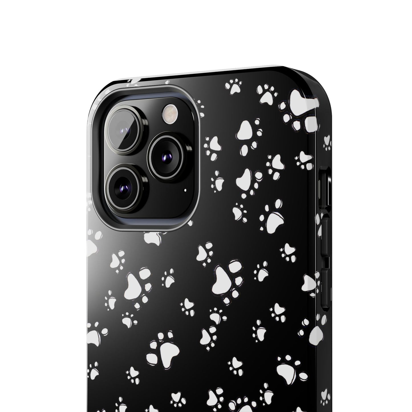 Paw Flakes Black Phone Case