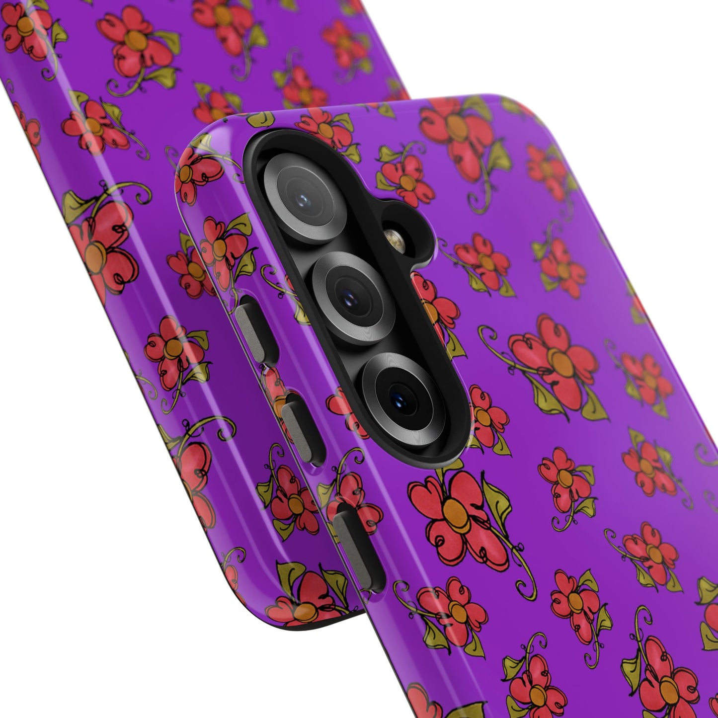Daisy Caper Purple Phone Case
