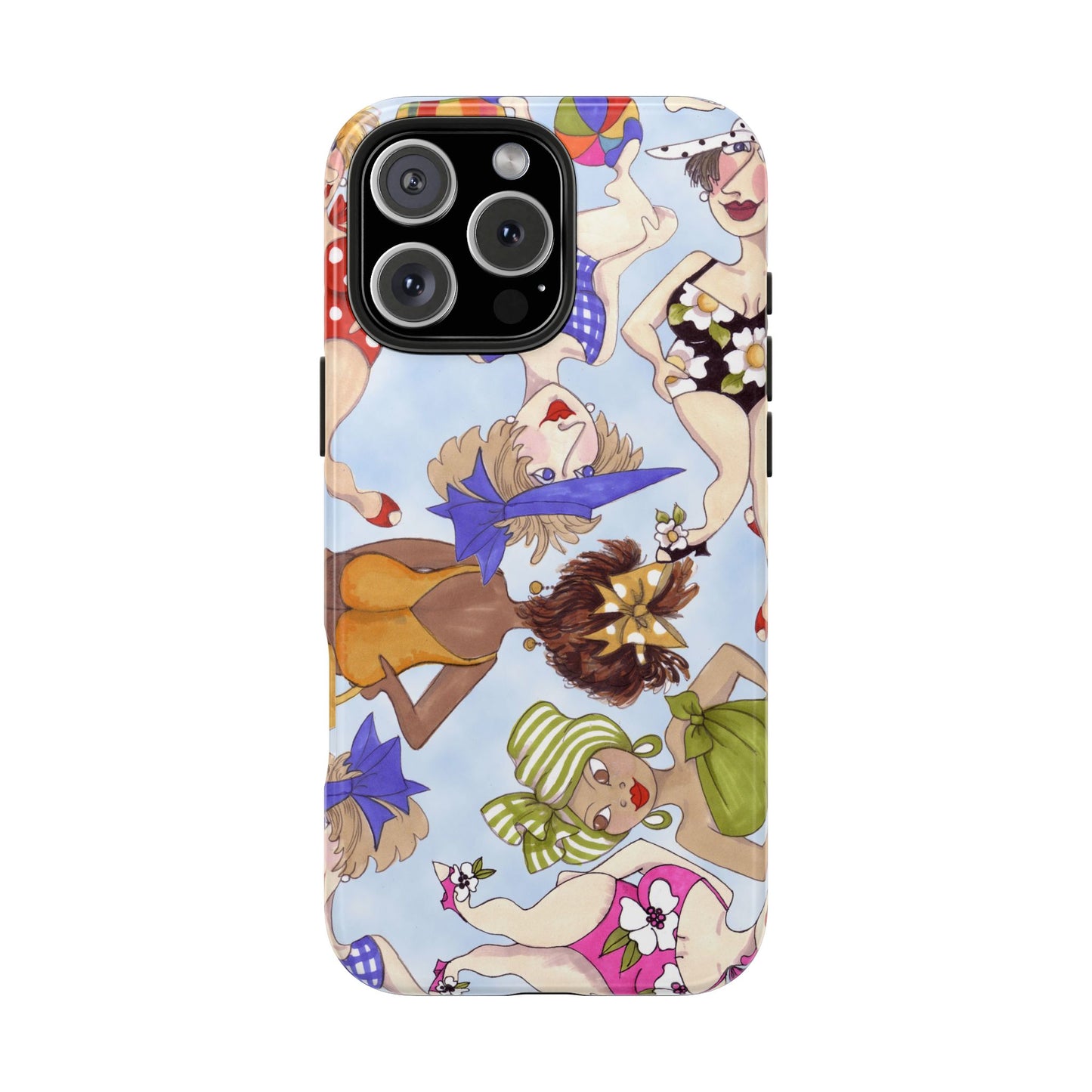 Bathing Beauties Blue Sky Phone Case