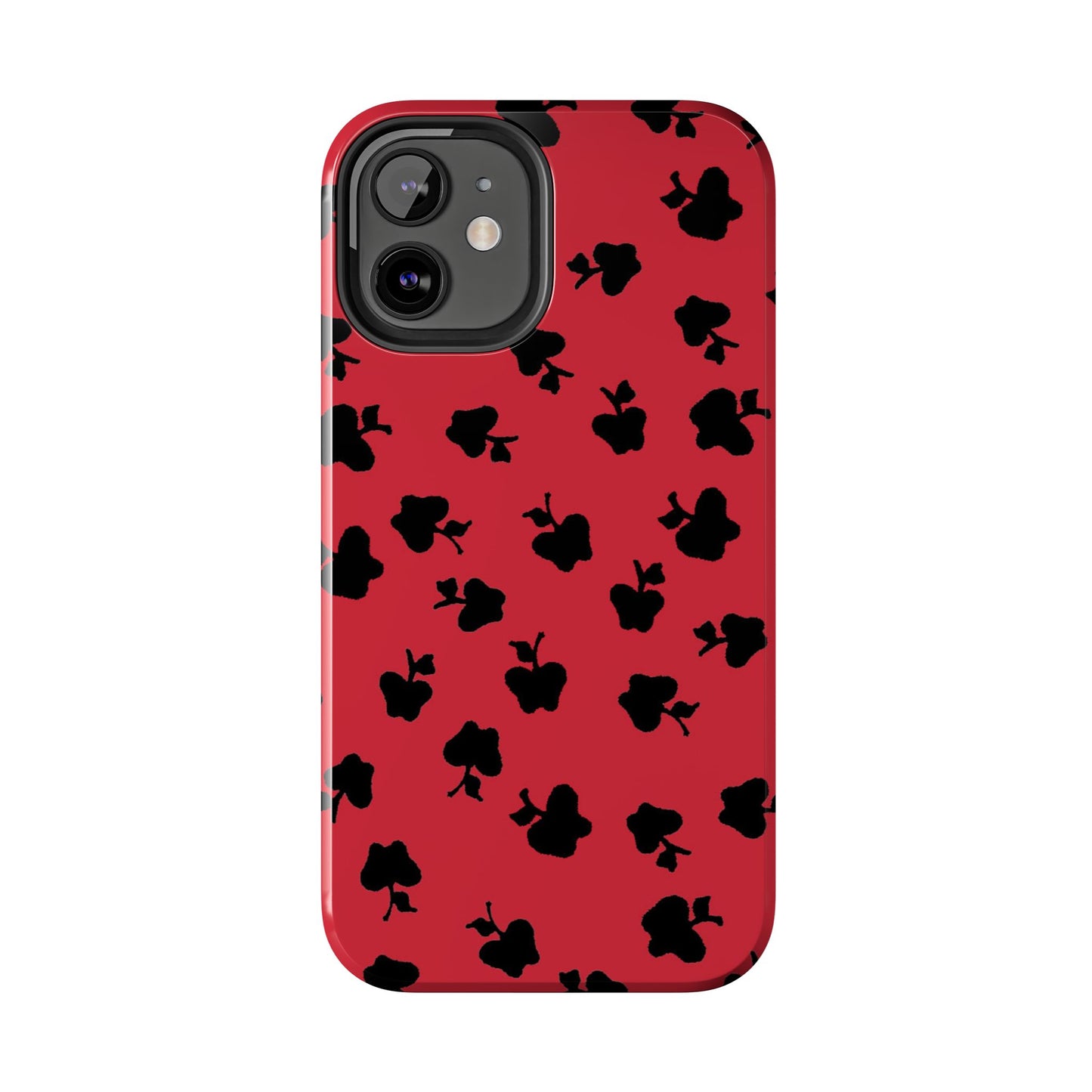 Happy Apples Red / Black Phone Case