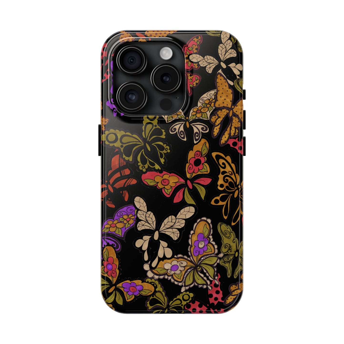 Flighty Black Phone Case