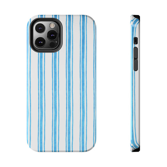 Awning Stripe Turquoise Phone Case
