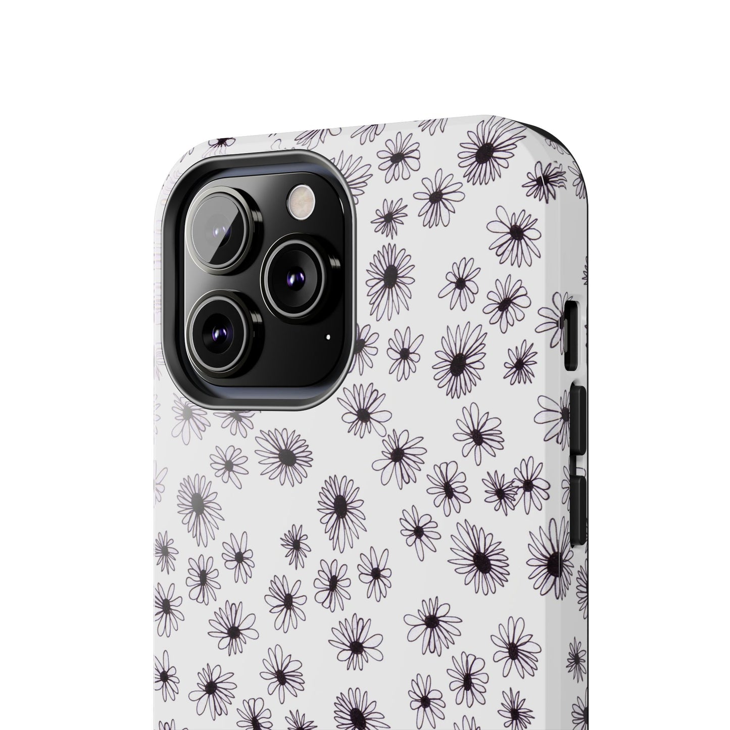 Random Daisy White / Black Phone Case