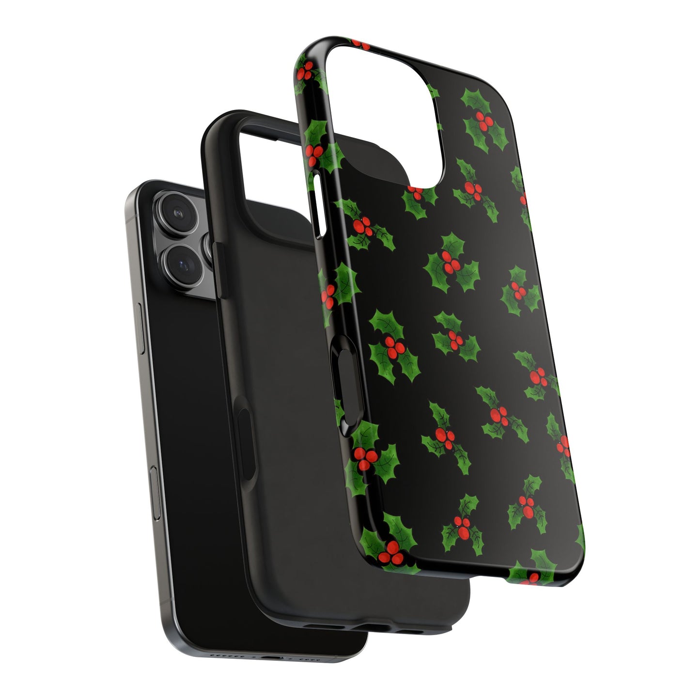Lotsa Holly Black Phone Case