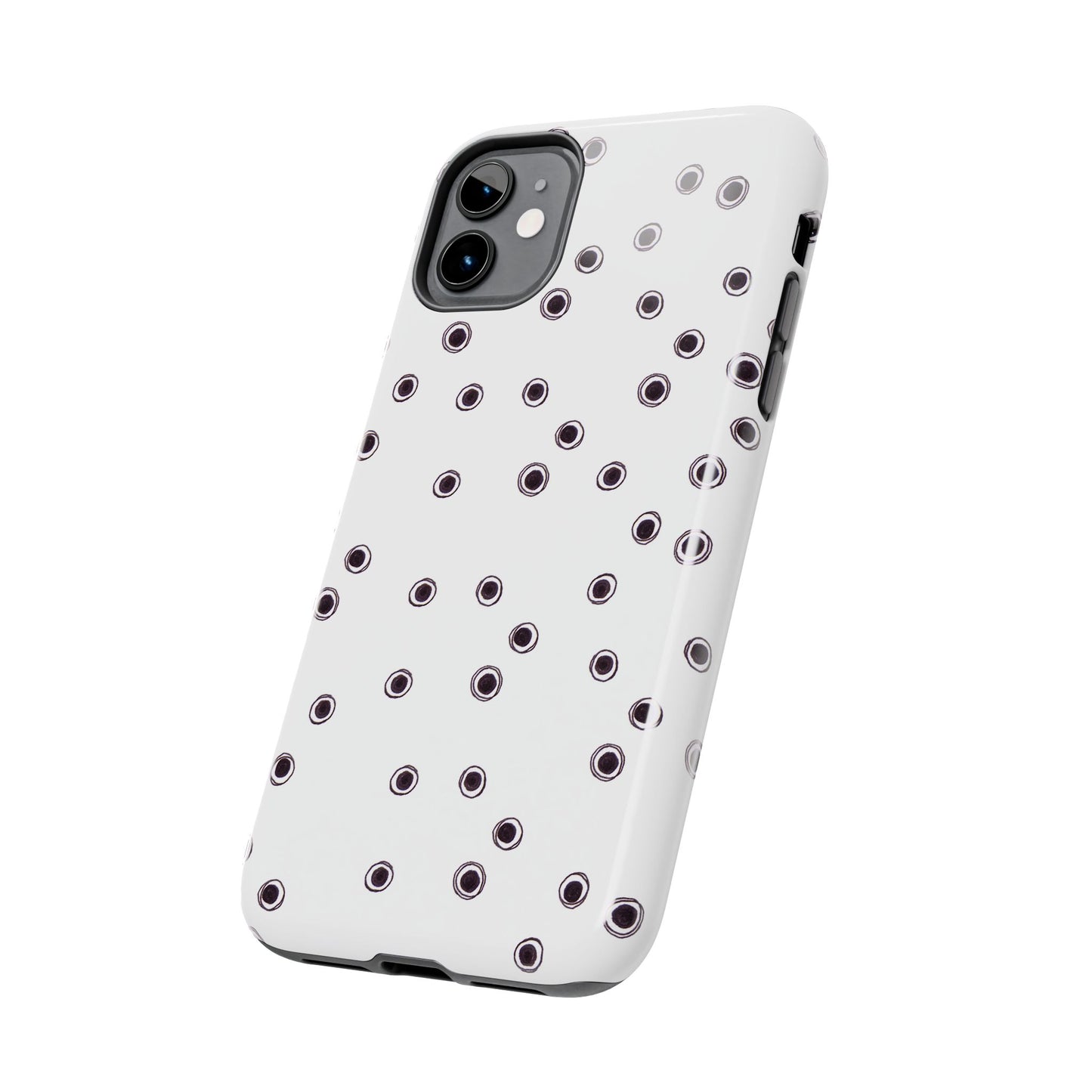 Halo Dots White Phone Case