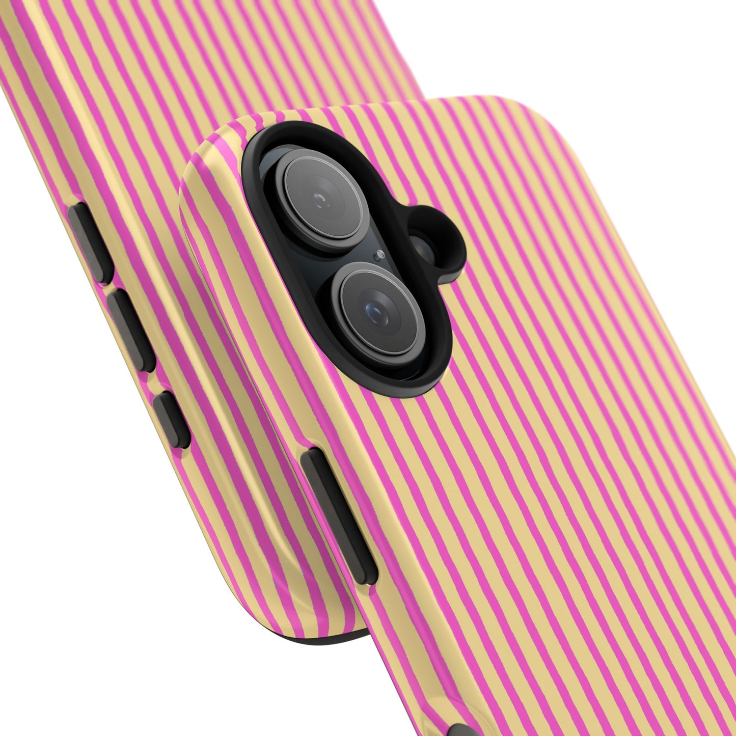 Stripe Yellow / Pink Phone Case