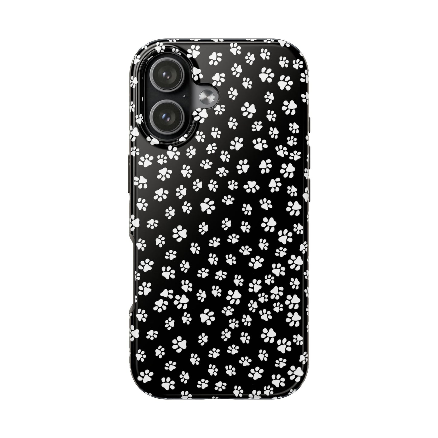 Little Paws Black / White Phone Case