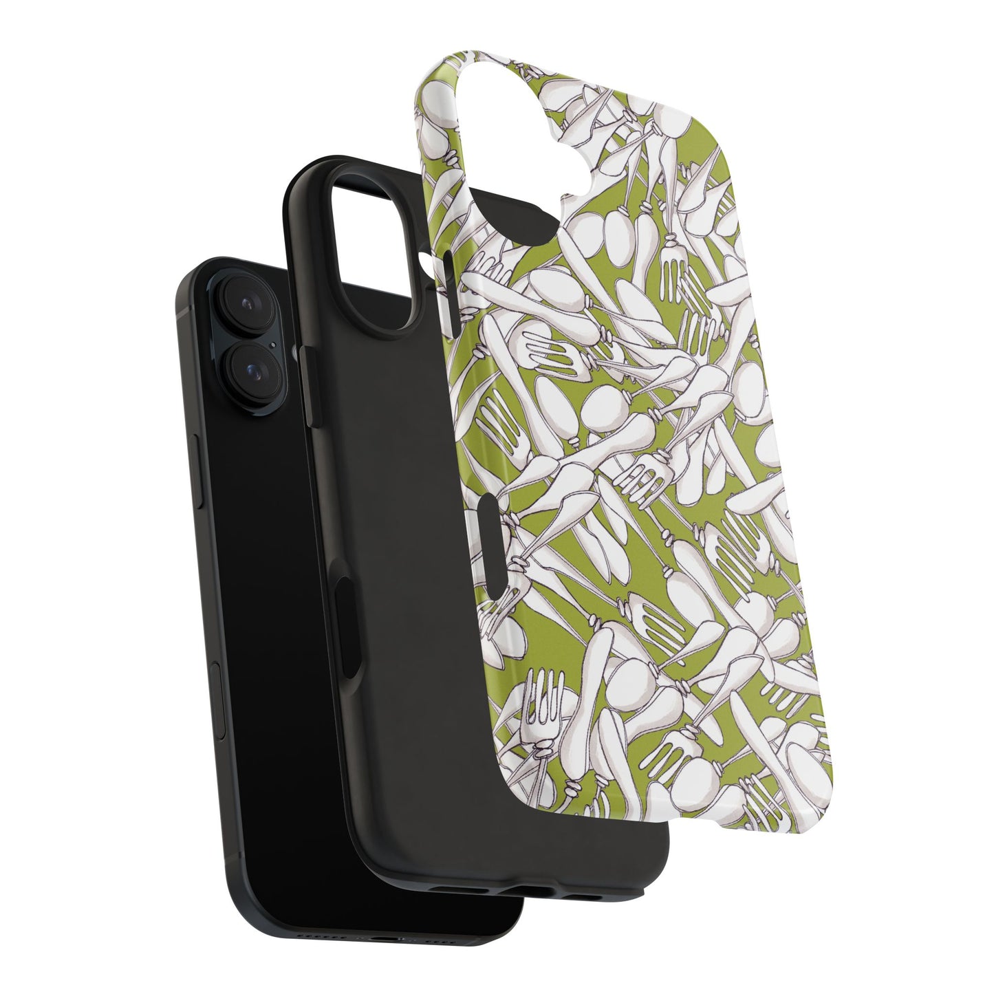Silverware Wars Green Phone Case