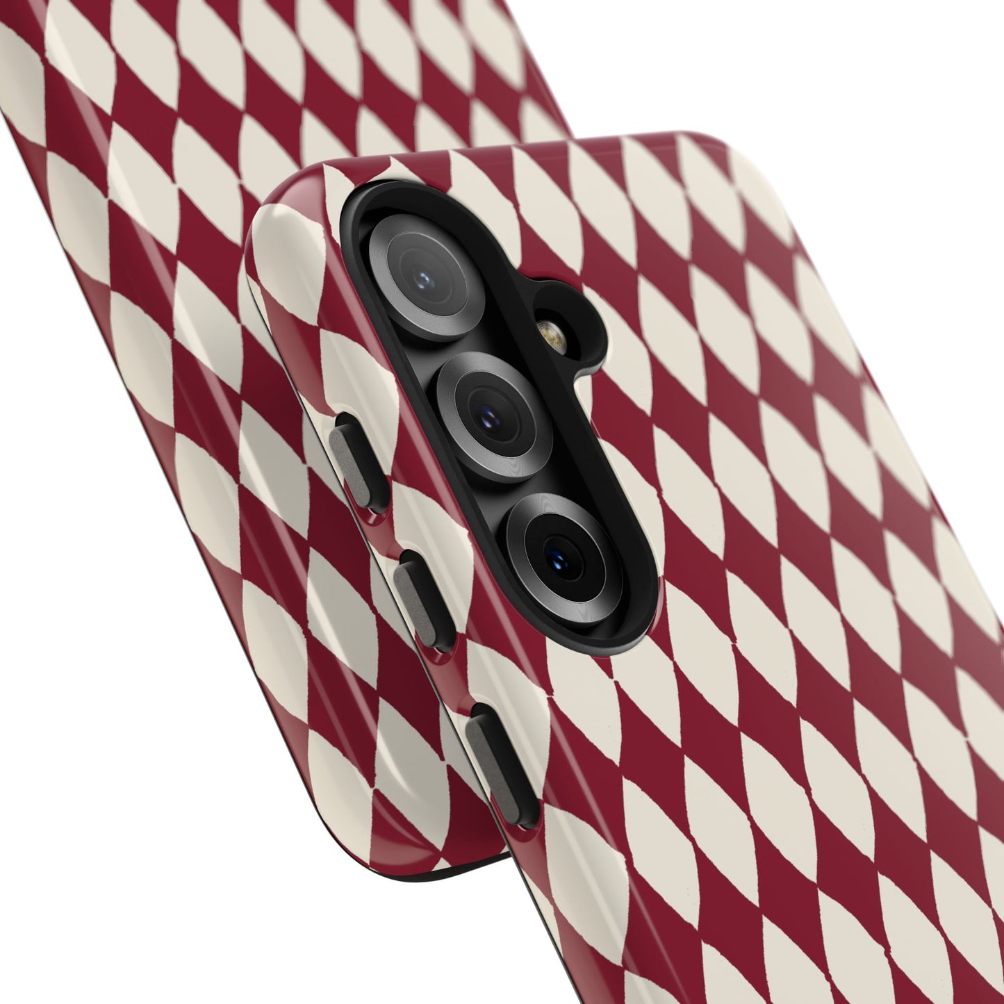 Diamond Ivory / Red Phone Case