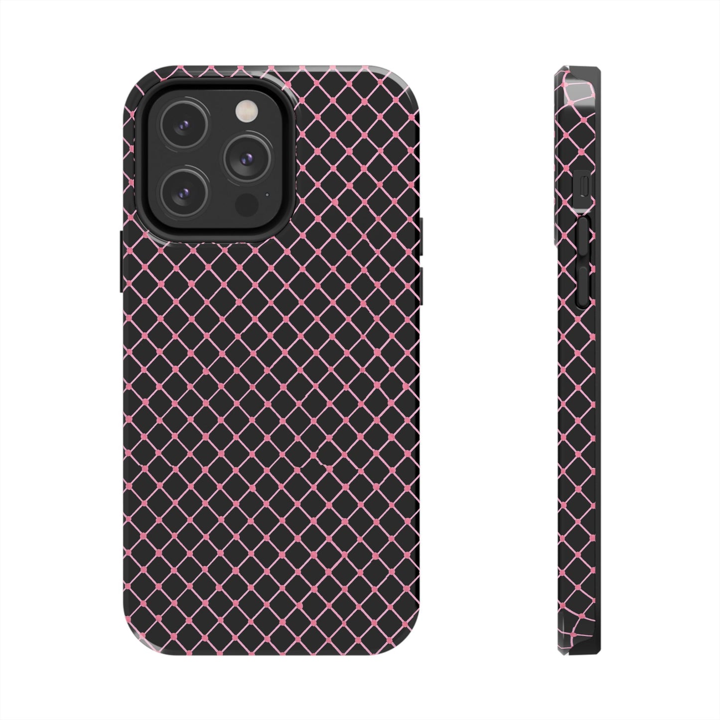 Cyclone Fence Black / Pink Phone Case