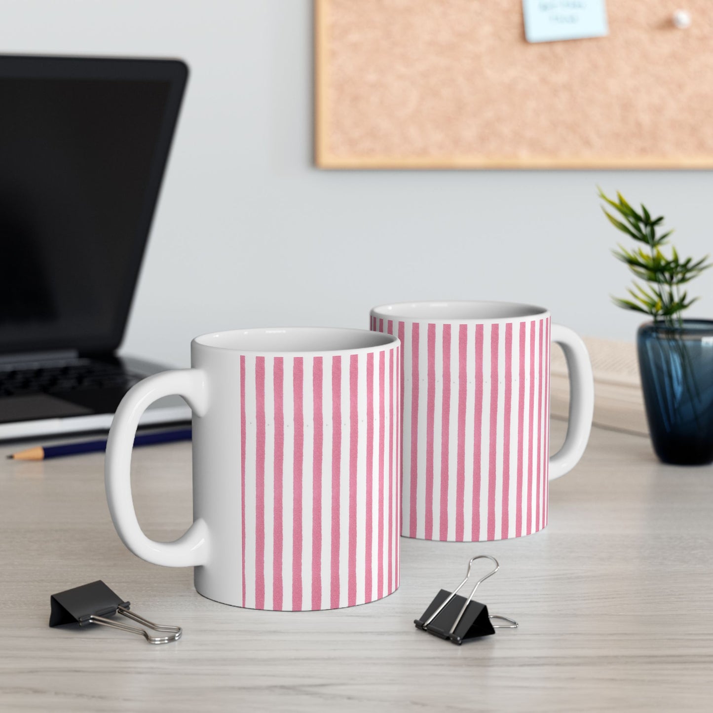 Stripe Pink Cup