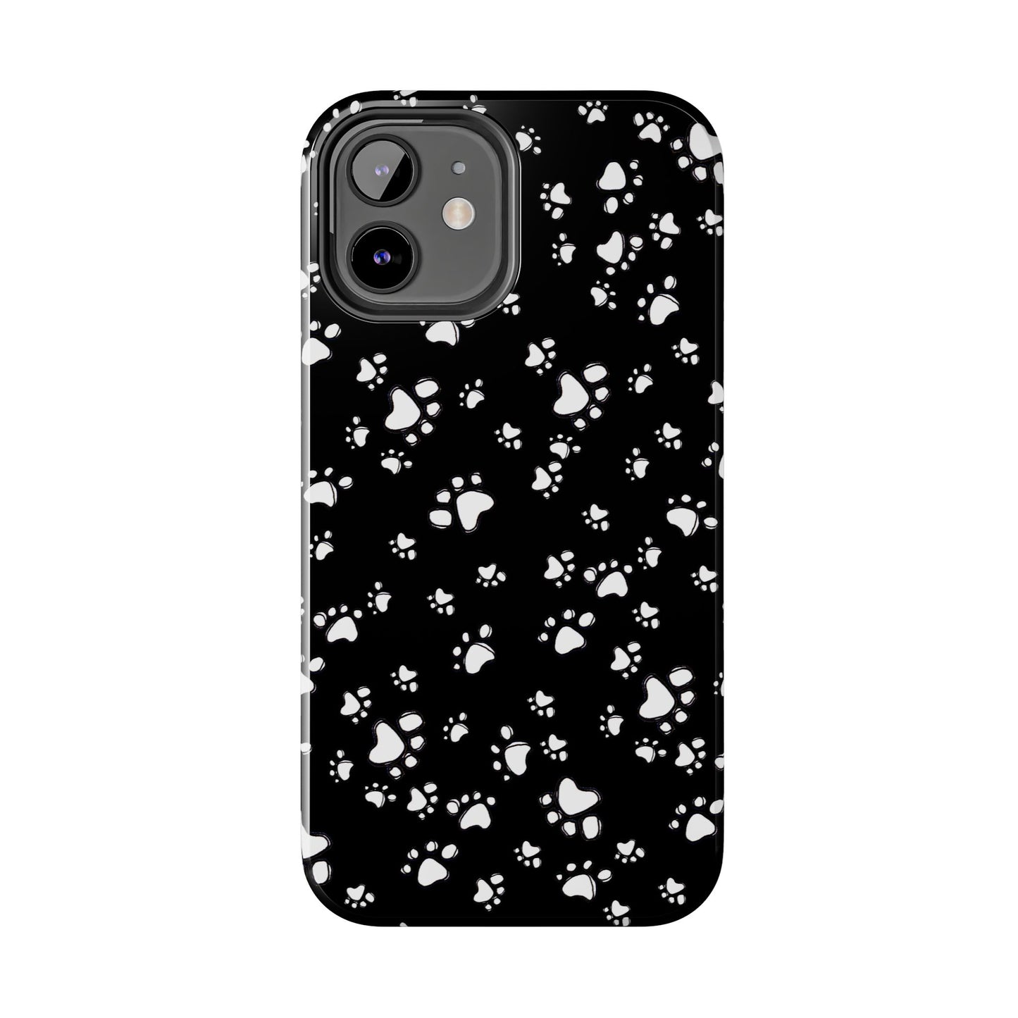 Paw Flakes Black Phone Case
