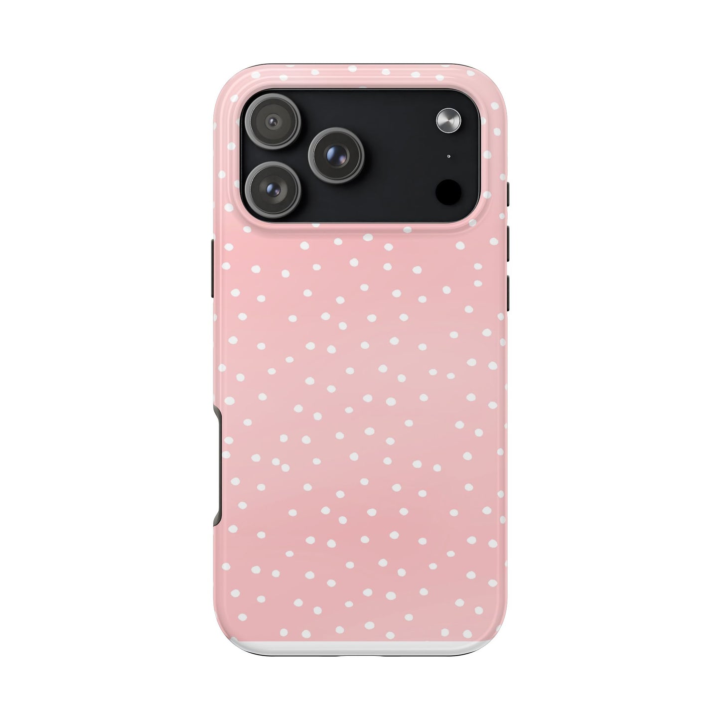 Little Dots Pink / White Phone Case