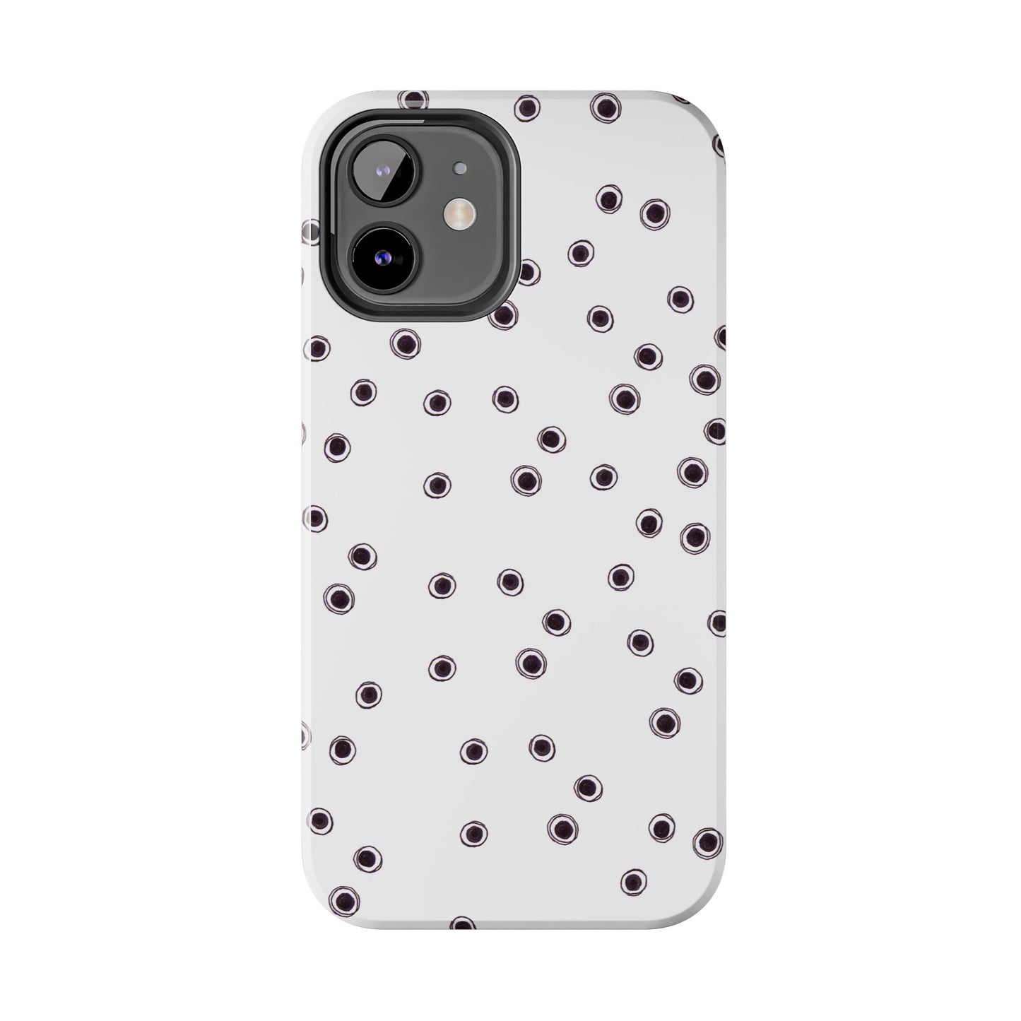 Halo Dots White Phone Case