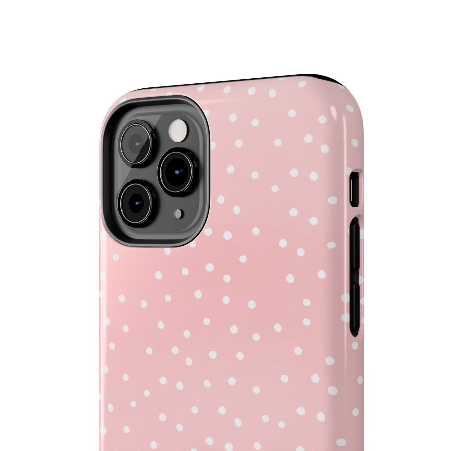 Little Dots Pink / White Phone Case