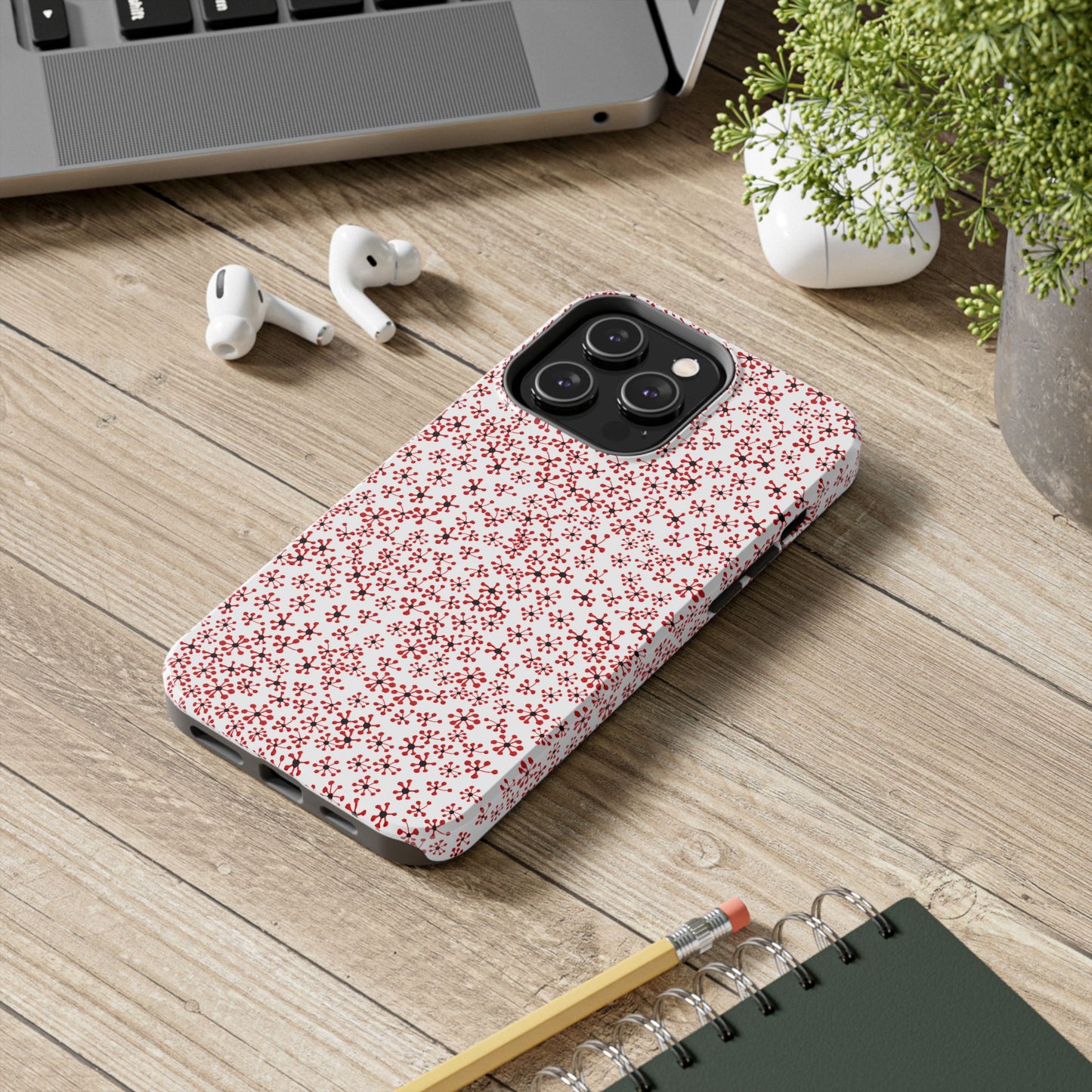 Flock of Red Daisies Phone Case