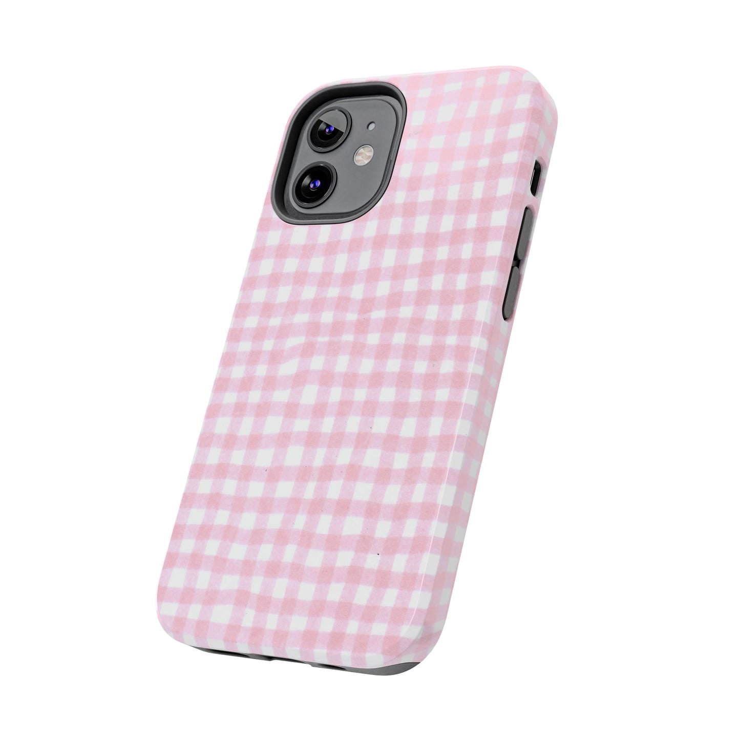 Wonky Chipper Check Pink Phone Case