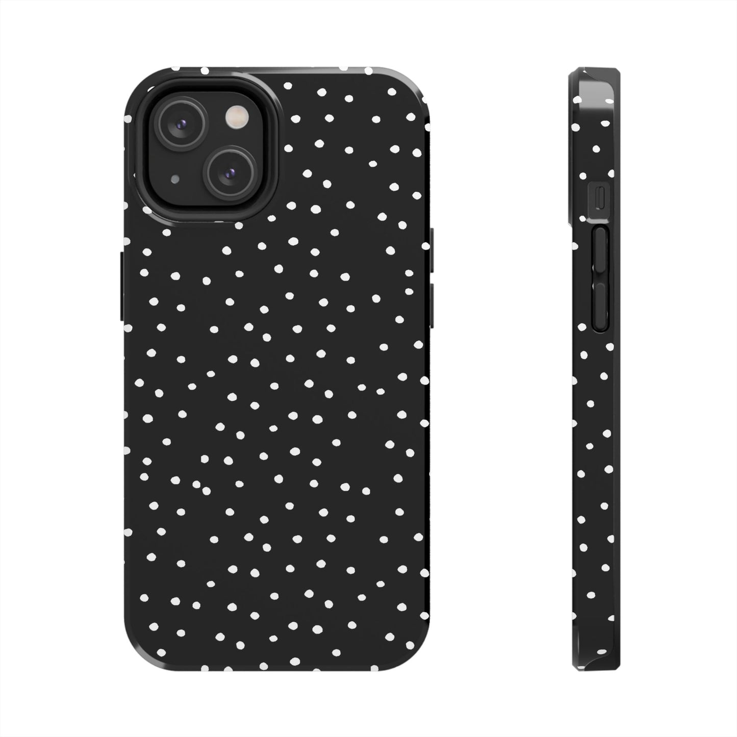 Dinky Dots Black / White Phone Case