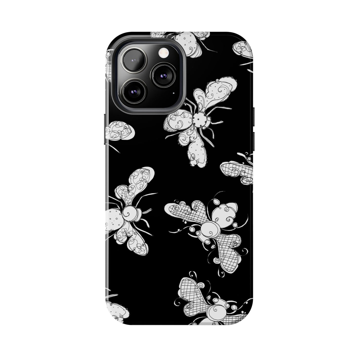 Busy Bee Black Phone Case