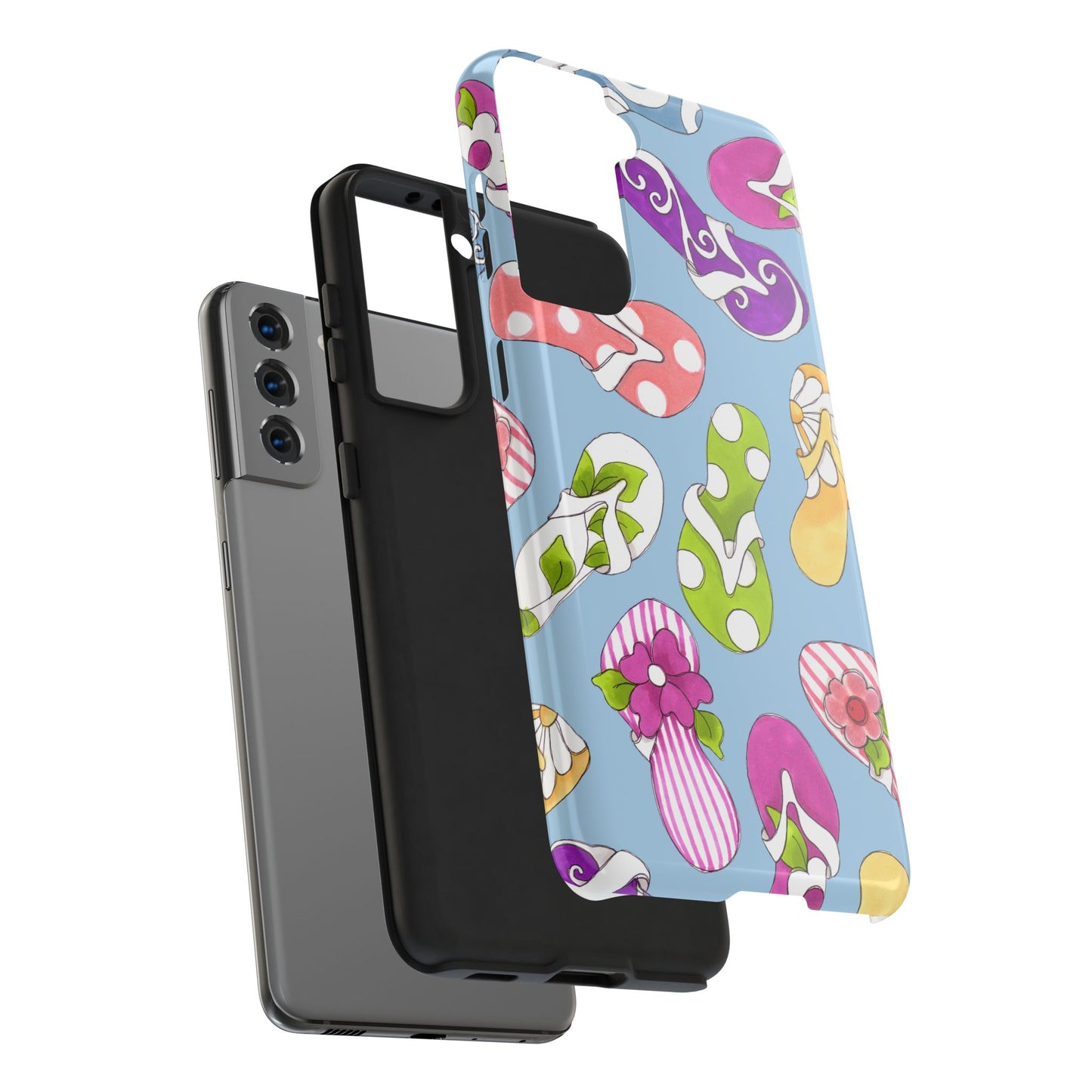 Flip Flops Blue Phone Case