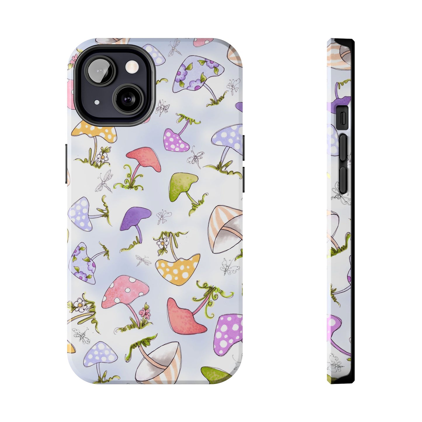 Mushroom Toss Blue Phone Case