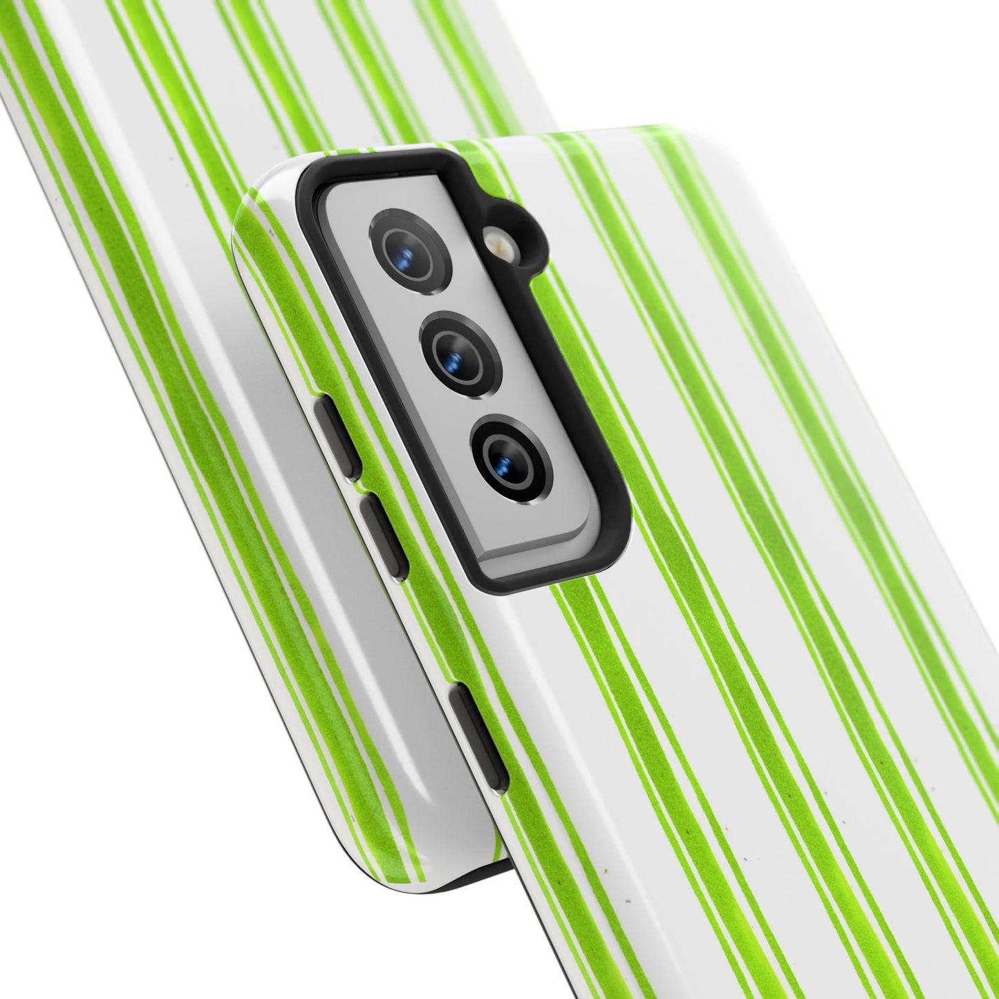 Awning Stripe Lime Phone Case