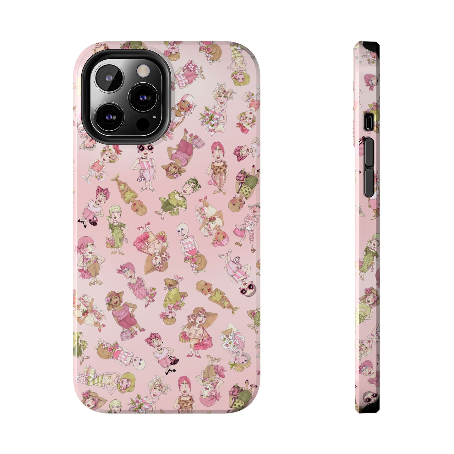 Tossed Ladies Pink Phone Case