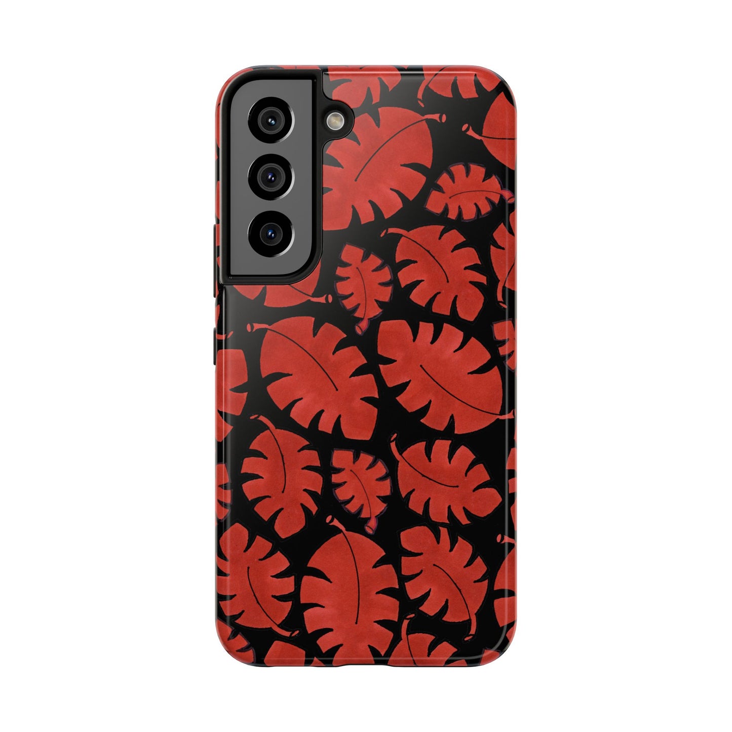 Red Bananas Black Phone Case