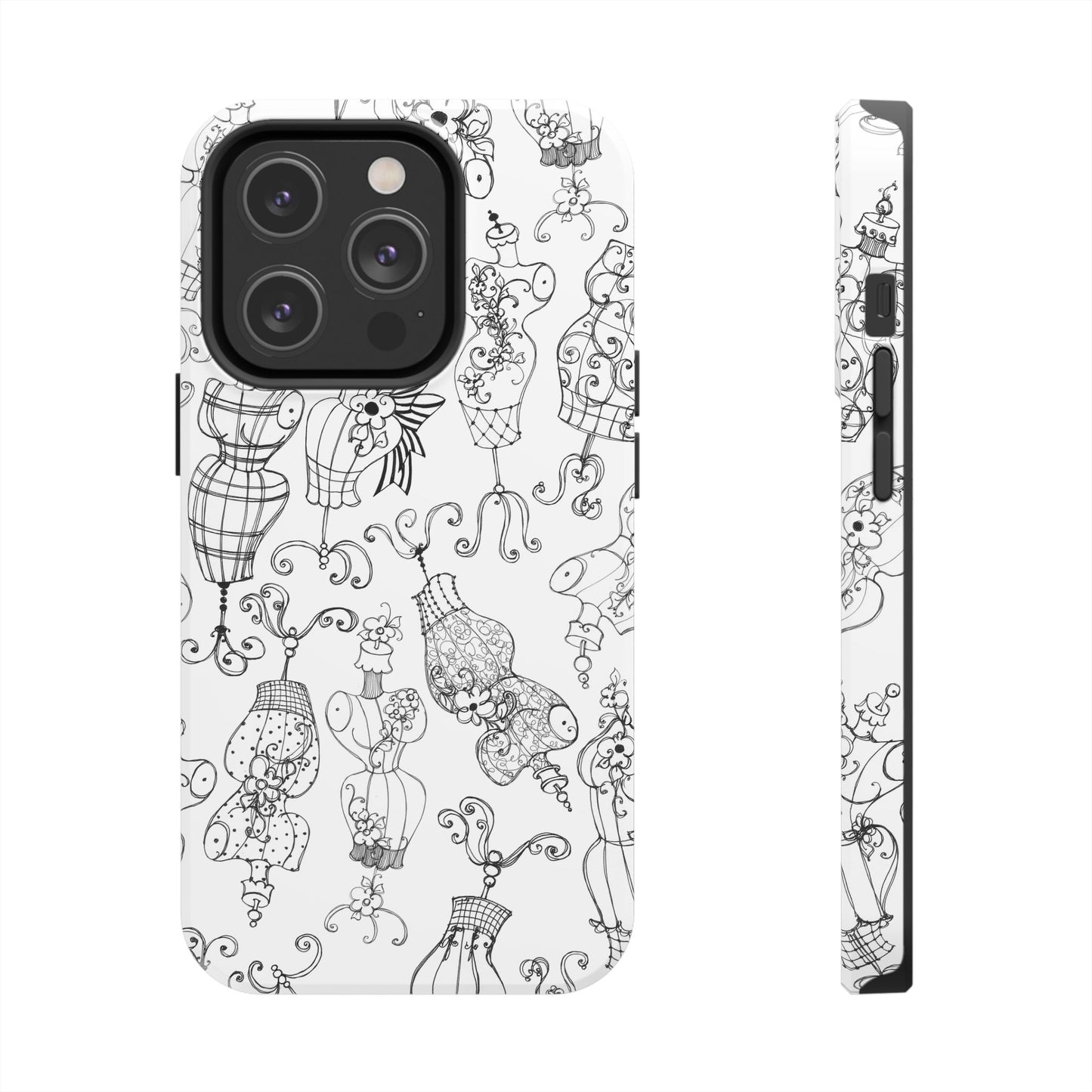 Mannequinique White / Black Phone Case