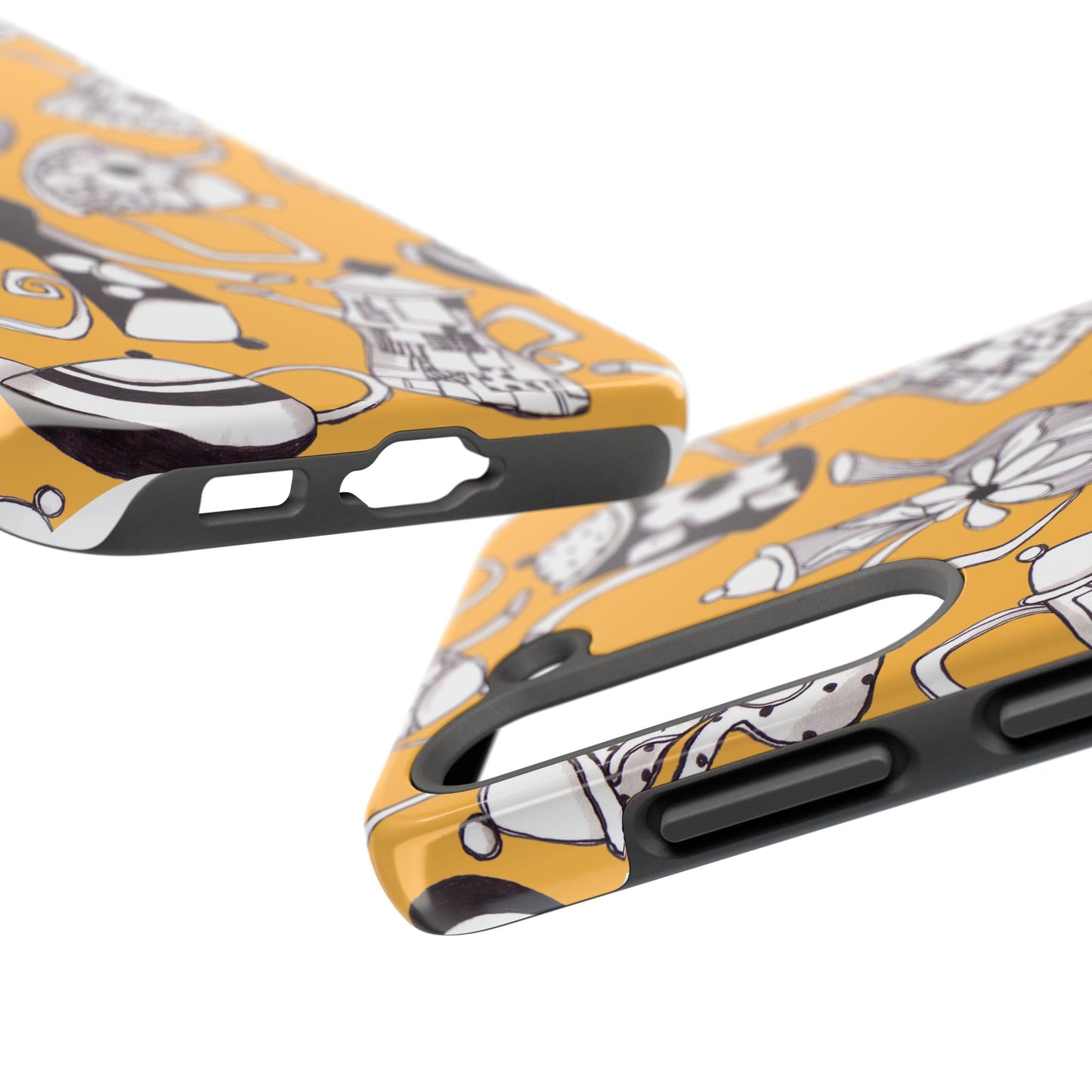 Fancy Pots Yellow Phone Case