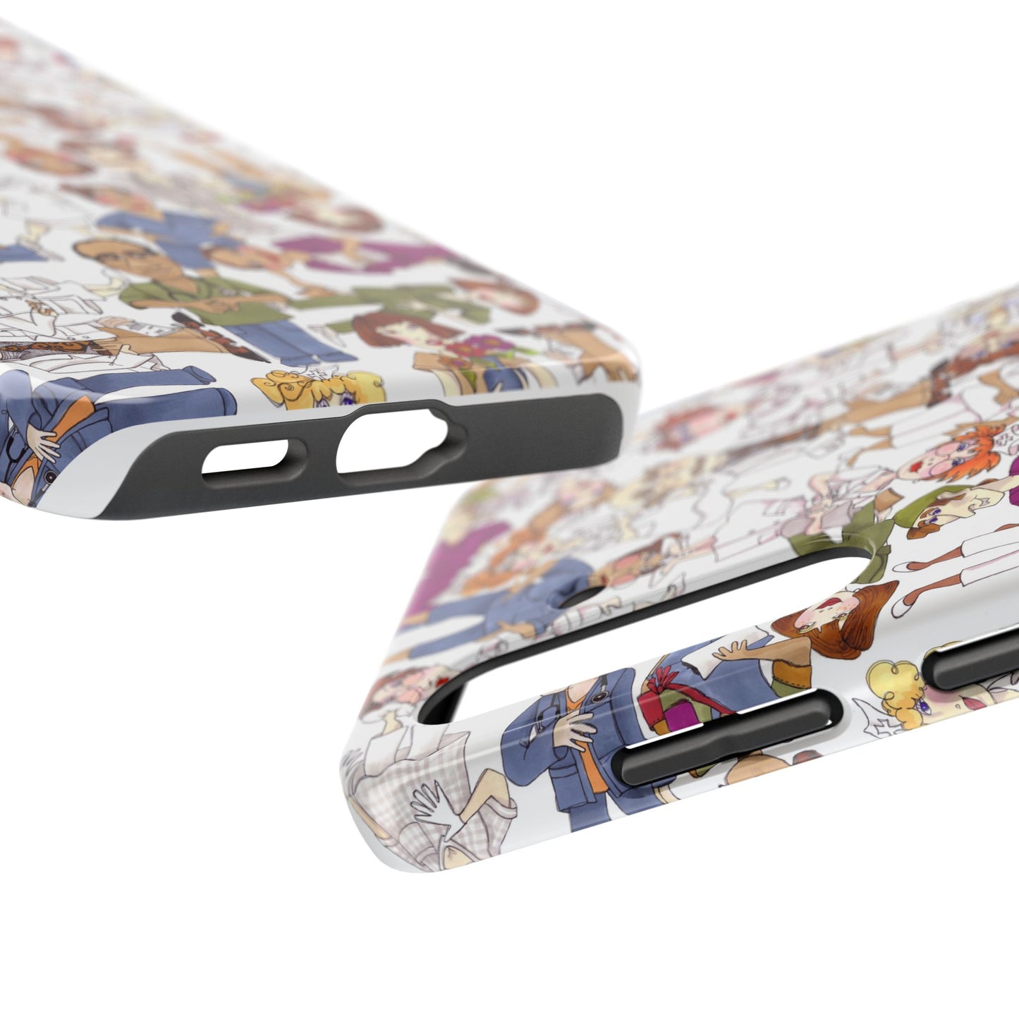 Diverse Nurse White Phone Case