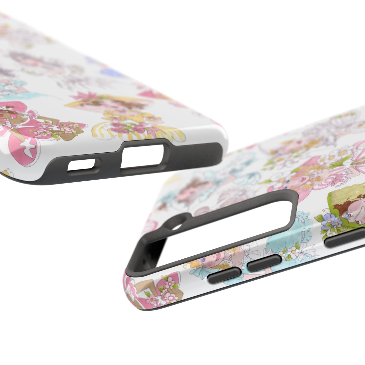 Tossed Belles White Phone Case