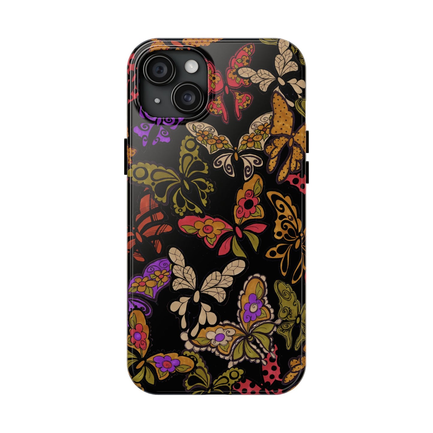 Flighty Black Phone Case