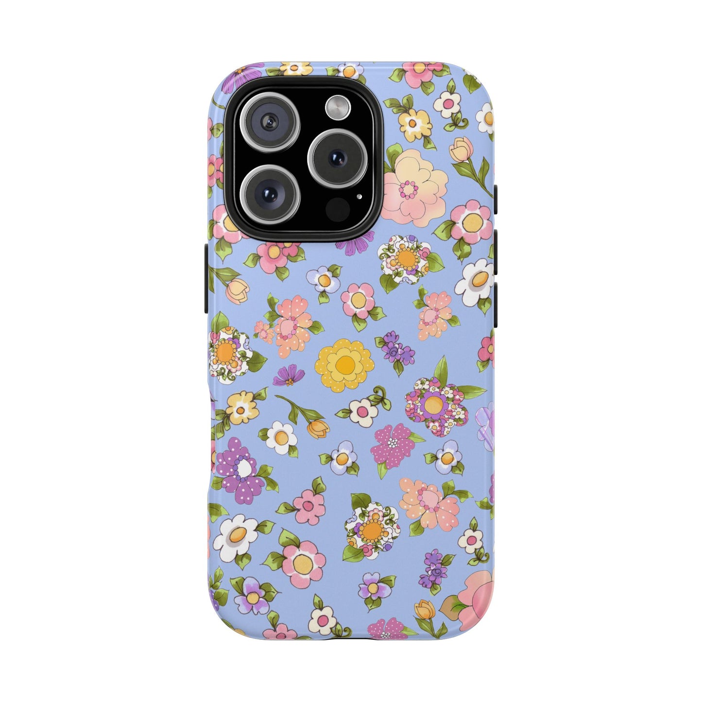 Flowery Blue Phone Case