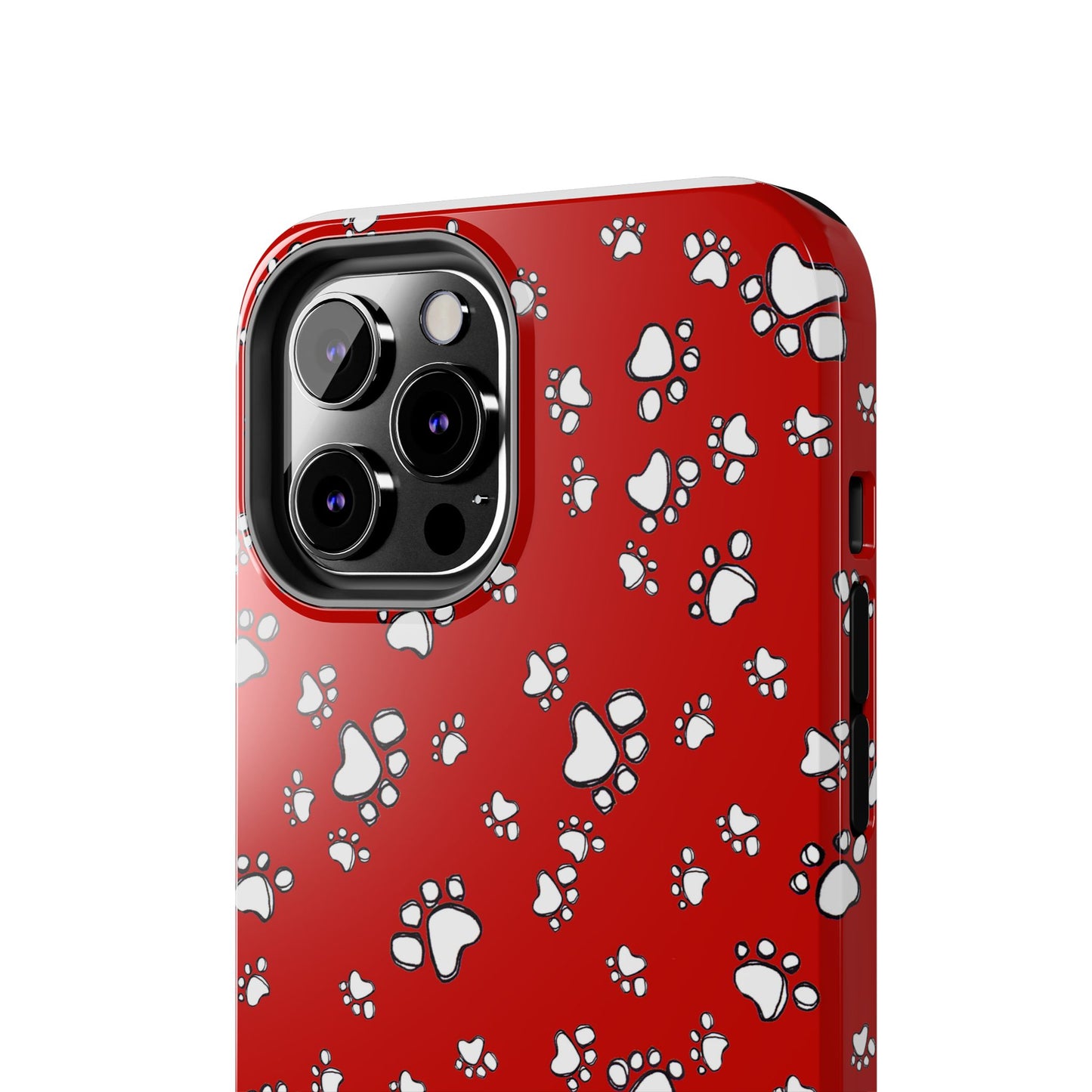 Paw Flakes Red Phone Case