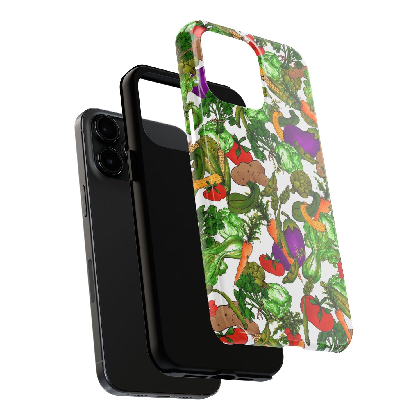 Veggie Jungle White Phone Case