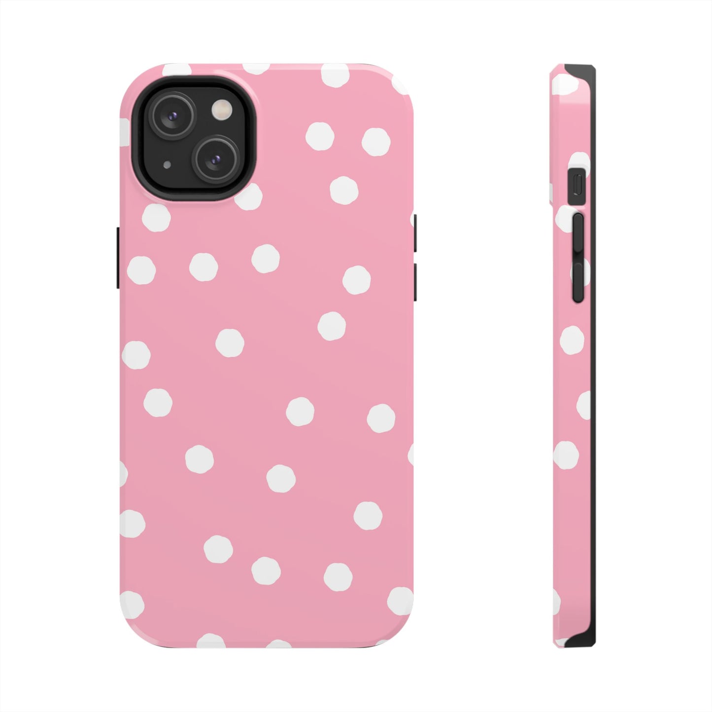Jumbo Dots Pink / White Phone Case