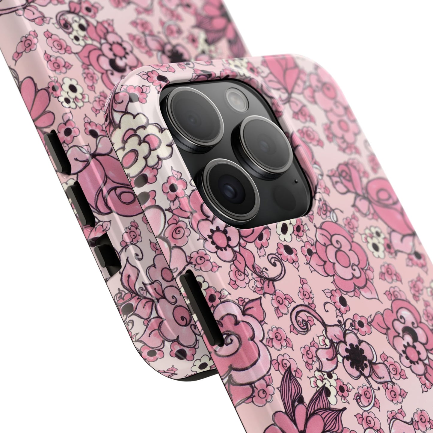 Profuse Posies Pink Phone Case