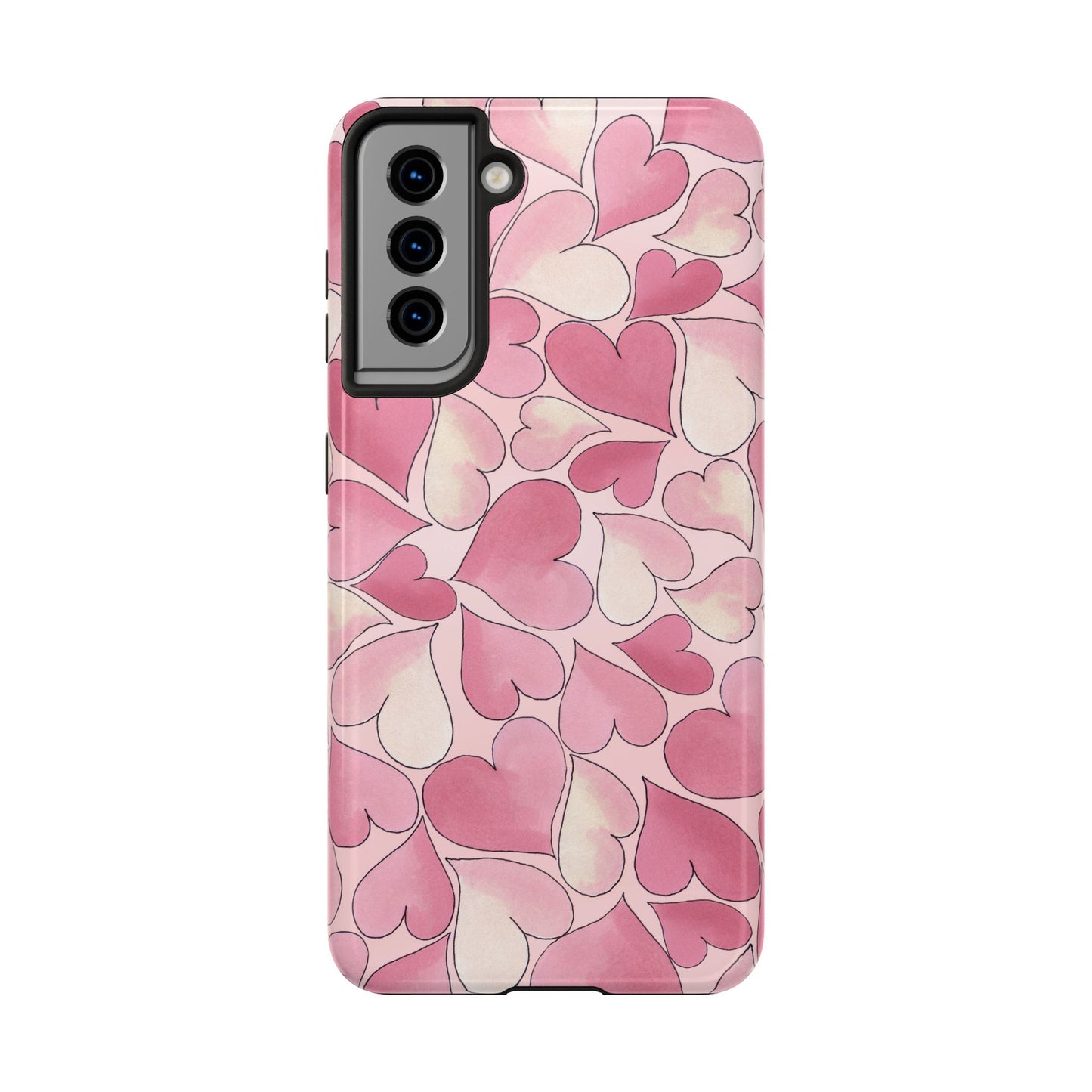 Hearts Pink Sky Phone Case